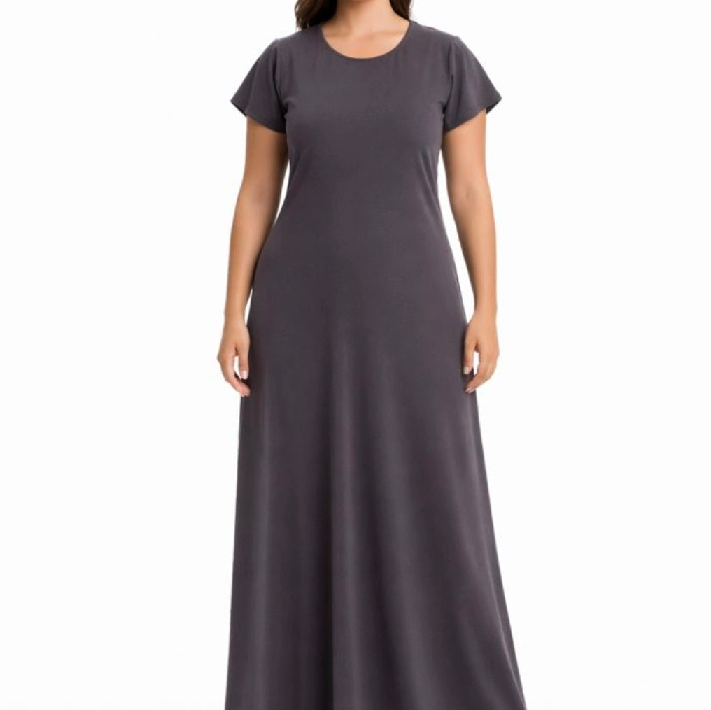 Gray Inner Abaya Dress